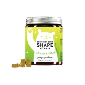 Bears with Benefits Burn Baby Burn Shape Integratore Brucia Grassi, 45 caramelle gommose