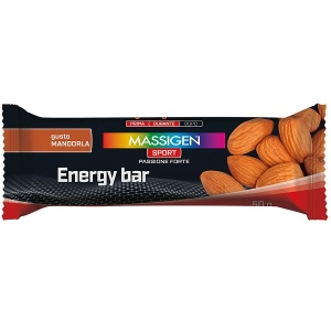 MASSIGEN SPORT ENERGY BARRETTA MANDORLA 50 G