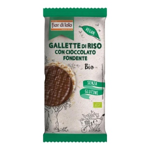 FIOR DI LOTO Gallette di Riso cioccolato fond.100g